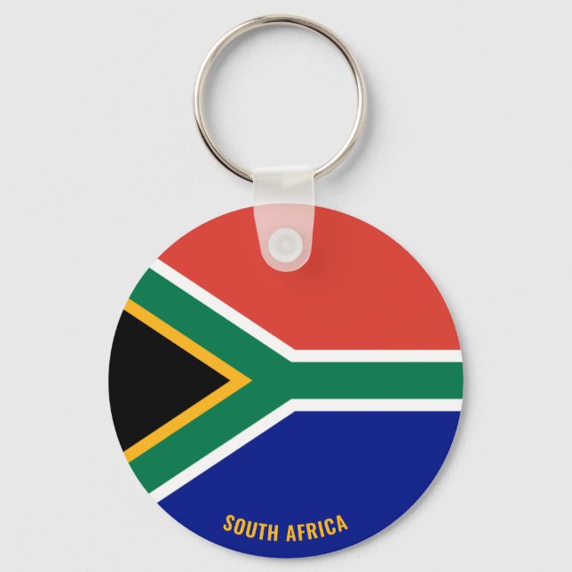 Chaveiro Patriótico encantador da África do Sul (Frente)