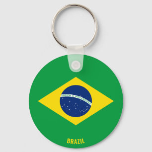 Chaveiro Patriótico encantador da Guiné-Brasil
