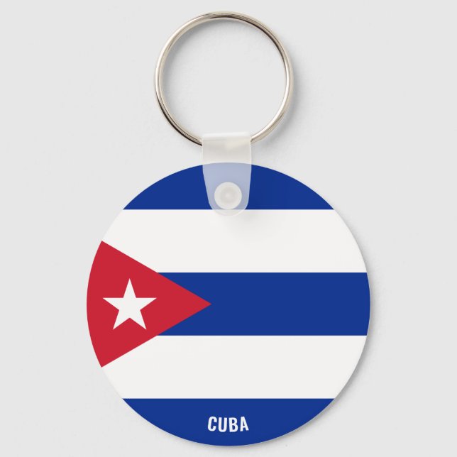 Chaveiro Patriótico encantador de Cuba (Frente)