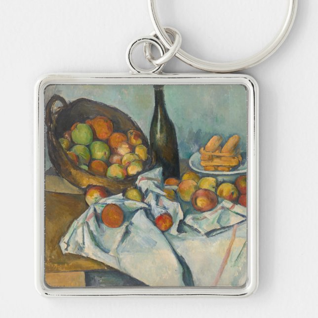 Chaveiro Paul Cezanne - A Cesta de Maçãs (Frente)