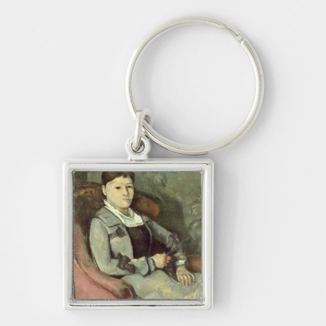 Chaveiro Paul Cezanne | a esposa do artista em uma (Frente)