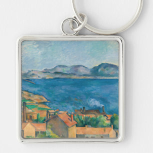Chaveiro Paul Cezanne - Baía de Marselha, Vista de Estaque