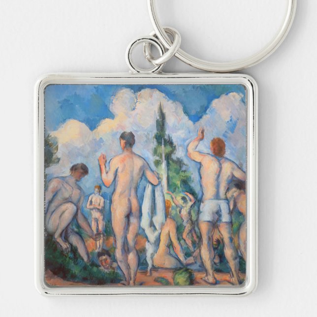 Chaveiro Paul Cezanne - Banhistas (Frente)