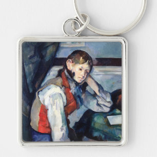 Chaveiro Paul Cezanne - Menino no Colete Vermelho