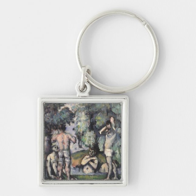Chaveiro Paul Cezanne | os cinco Bathers, c.1875-77 (Frente)