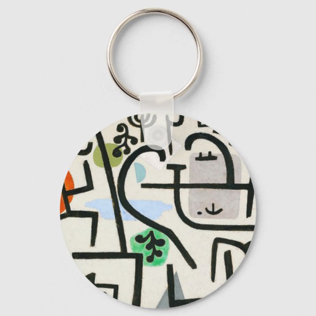 Chaveiro Paul Klee Rich Harbor Abstrato Expressionismo (Frente)