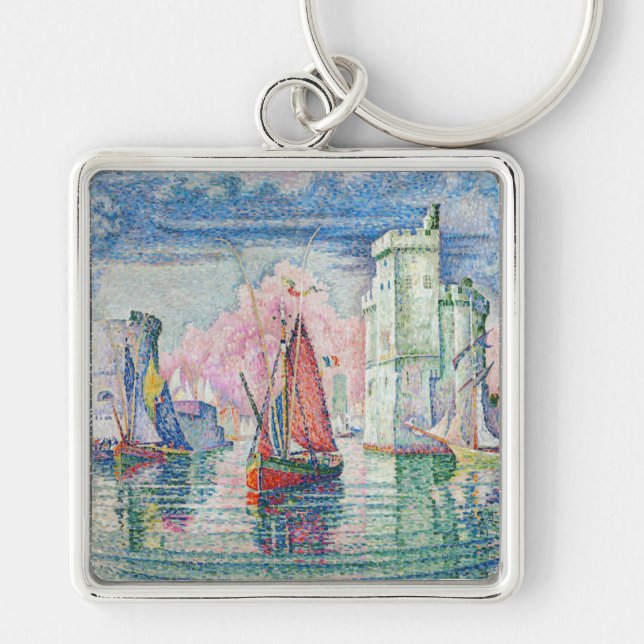 Chaveiro Paul Signac - Entrada de La Rochelle Harbor (Frente)