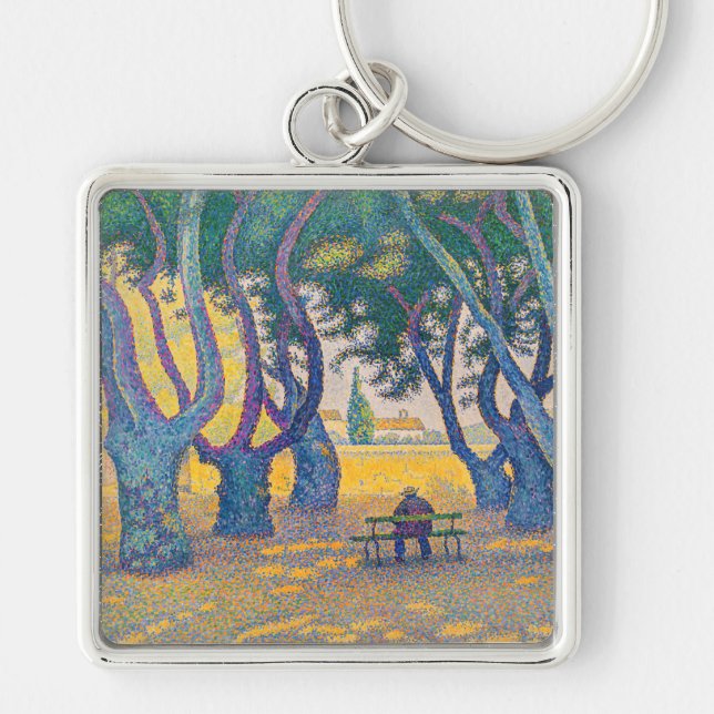 Chaveiro Paul Signac - Place des Lices, Santo-Tropez (Frente)