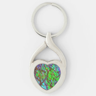 Chaveiro Pavão Ammolite de Falln