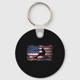 Chaveiro Pavilhão Americano em Descanso de Água Usa Patriot