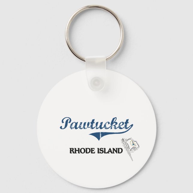 Chaveiro Pawtucket Rhode Island Classic (Frente)