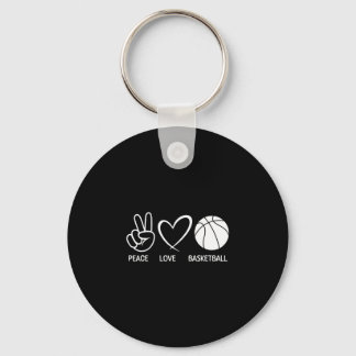 Chaveiro Paz amor basquete basquete engraçado amante do bas