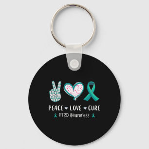 Chaveiro Paz Amor Cura Ptsd Stress Disorder Homens