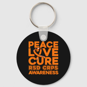 Chaveiro Paz Amor Cura Sd Crps Consciência 1