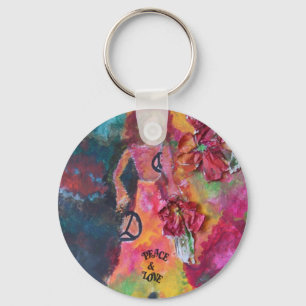 Chaveiro Paz & amor Keychchain