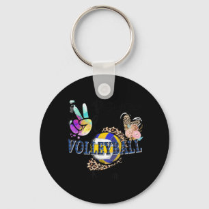 Chaveiro Paz Amor Voleibol Não Vida Mãe Avó Leopa