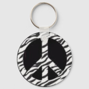 Chaveiro paz da zebra