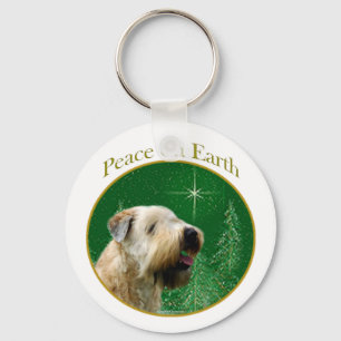 Chaveiro Paz de Terrier, de Roda Revestida Maciça