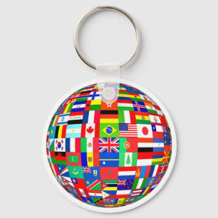 CHAVEIRO PAZ EM BANDEIRAS DA TERRA