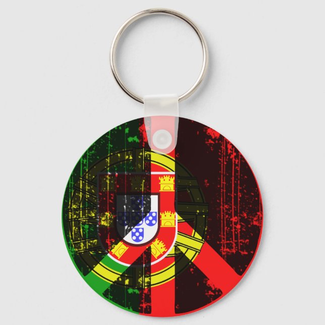 Chaveiro Paz Em Portugal (Frente)