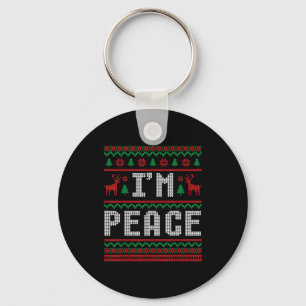 Chaveiro Paz Eu Venho Em Paz Casal Combinando Ugly Christm