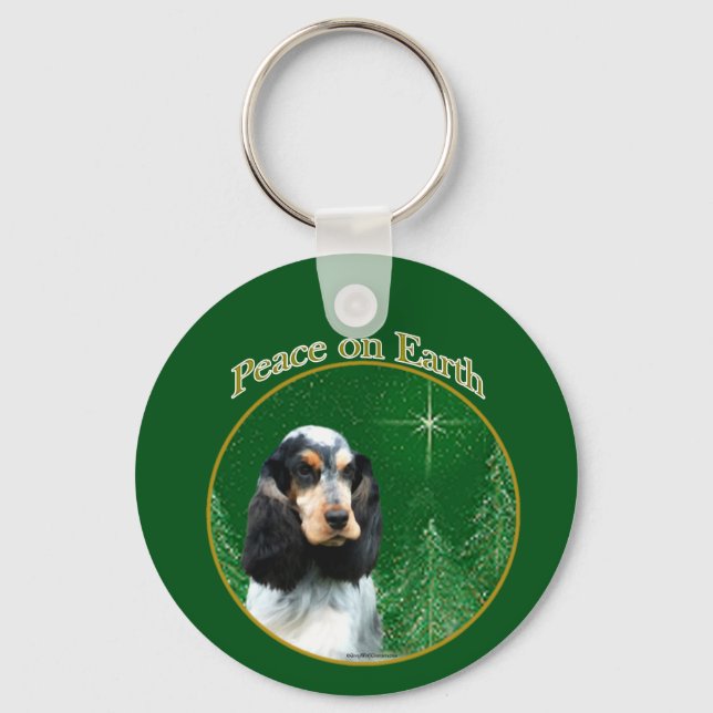 Chaveiro Paz Inglês Cocker Spaniel (Frente)