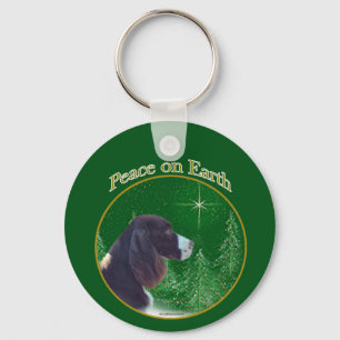Chaveiro Paz Inglês Springer Spaniel (fígado)