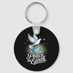 Chaveiro Paz Na Terra Pombo E Globo Fé Natal