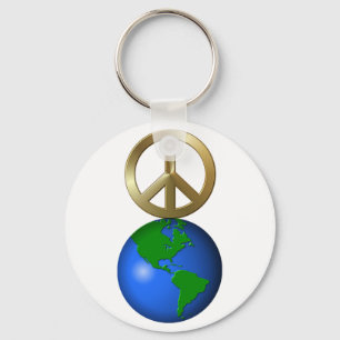 Chaveiro Paz na Terra Rebus Word Quebra-cabeça