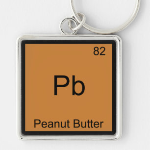 Chaveiro Pb - Camisa de Química Elemento Divertido de Mante
