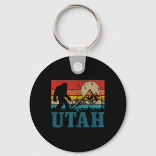 Chaveiro Pé Grande de Utah Vintage Montanhas Caminhada Acam