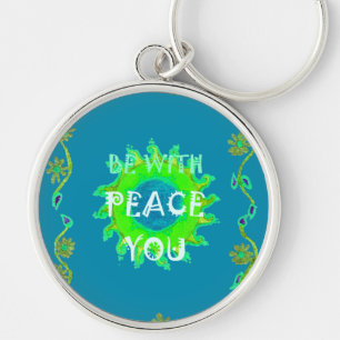 Chaveiro Peace Be with You Art Impressão