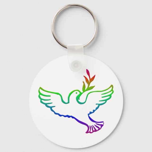 CHAVEIRO PEACE DOVES (Frente)