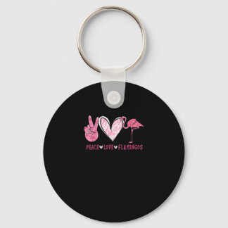 Chaveiro Peace Love Flamingo | Flamingo Lover