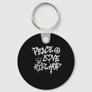 Chaveiro Peace Love Hip Hop Dancing 1