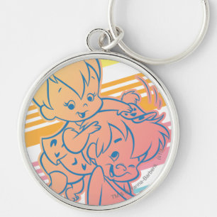 Chaveiro PEBBLES™ que prepara Bam Bam