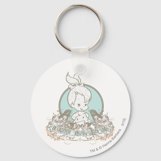 Chaveiro Pebolhas Um Pouco De Birdy Me Disse (Frente)