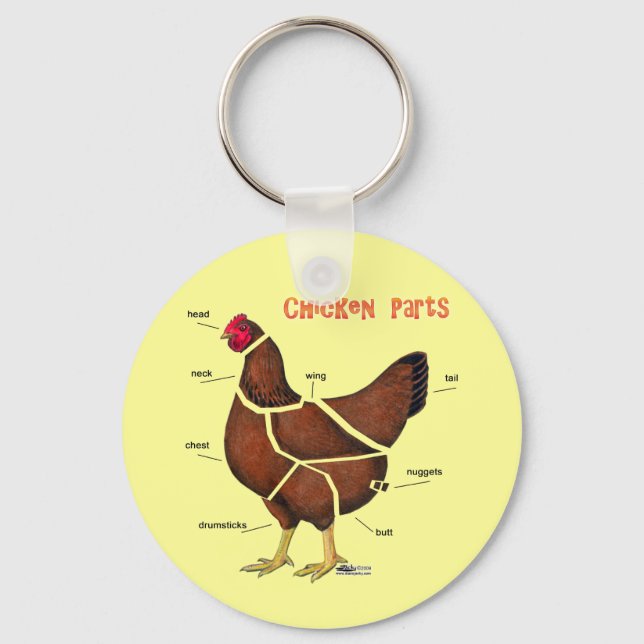 Chaveiro Peças de frango (Frente)