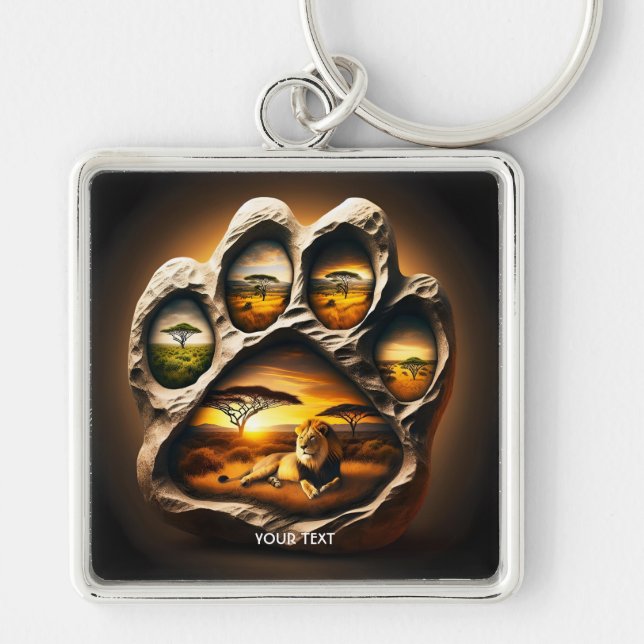 Chaveiro Pedra do Leão de Paw Fantasy (Frente)