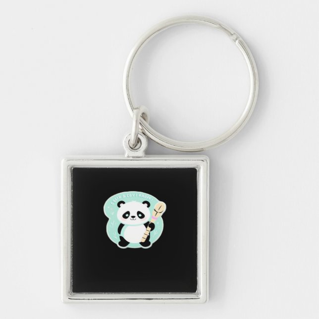 Chaveiro Peekabo Panda (Frente)
