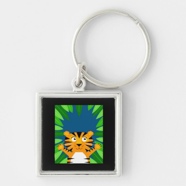 Chaveiro Peekabo Tiger (Frente)