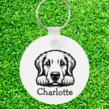 Peeking Labrador Puppy Personalizado