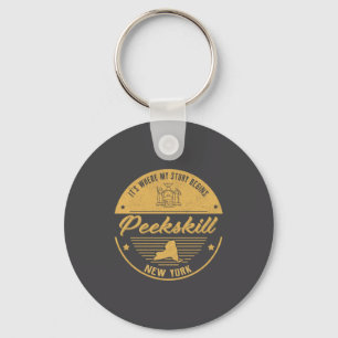 Chaveiro Peekskill Nova York É Onde Minha História Começa