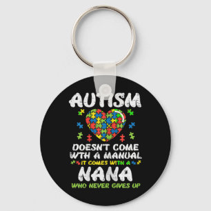 Chaveiro Pega esse bonito Autismo Não Vem Com A Nana Manua