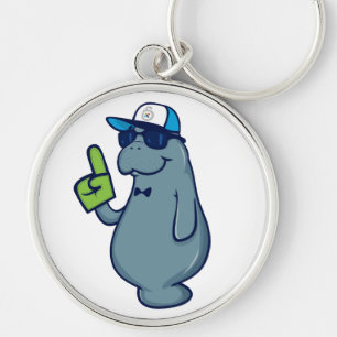 Chaveiro pegajoso da senha - Sr. Peixe-boi