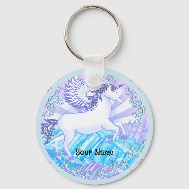 Chaveiro Pegasus de montanha Crystal (Frente)