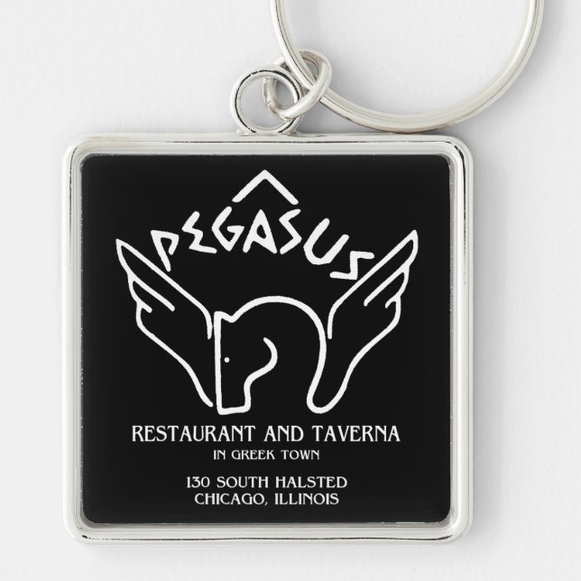 Chaveiro Pegasus Restaurant e Taverna, Chicago, IL (Frente)