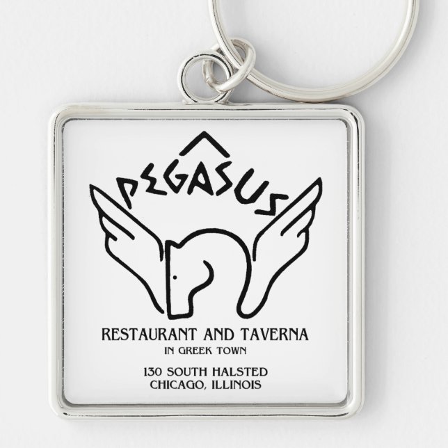 Chaveiro Pegasus Restaurant e Taverna, Chicago, IL (Frente)