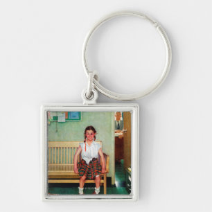 Chaveiro Peixe do género Notropis ou parte externa o