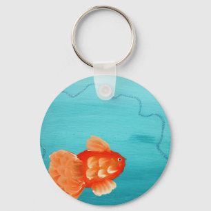 CHAVEIRO PEIXE DOURADO UMA NATAÇÃO